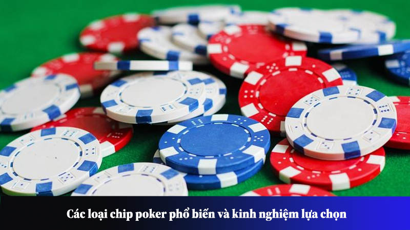 Các loại chip poker phổ biến 2025 và kinh nghiệm lựa chọn