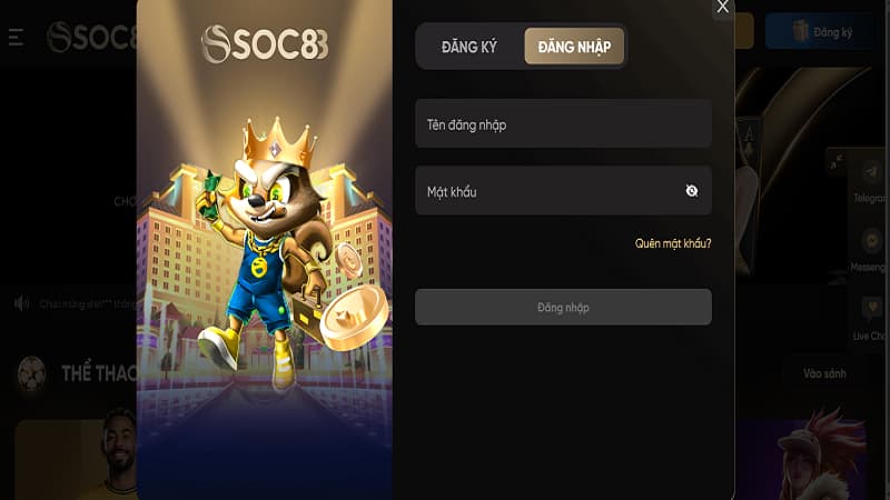 Đăng nhập Soc88 cá cược trực tuyến an toàn, thưởng lớn