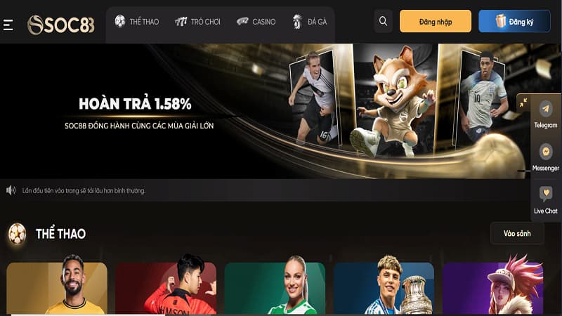 Chọn đăng nhập để nhập tài khoản người chơi.