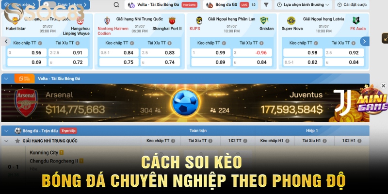 Cách soi kèo bóng đá chuyên nghiệp theo phong độ