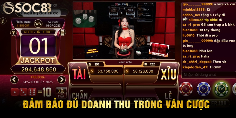 Đảm bảo đủ doanh thu trong ván cược
