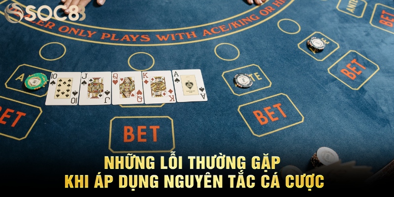 Những lỗi thường gặp khi áp dụng nguyên tắc cá cược
